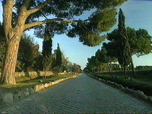 Die Via Appia in Rom