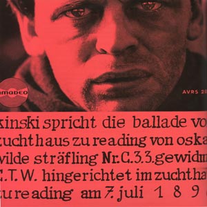 Kinski spricht Die Ballade vom Zuchthaus zu Reading